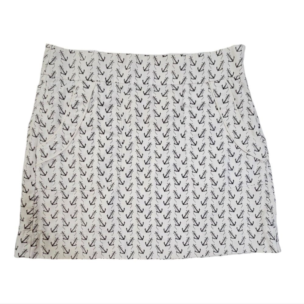 J. Crew Nautical skirt. New w/out tags. Great Condition. Size Medium.